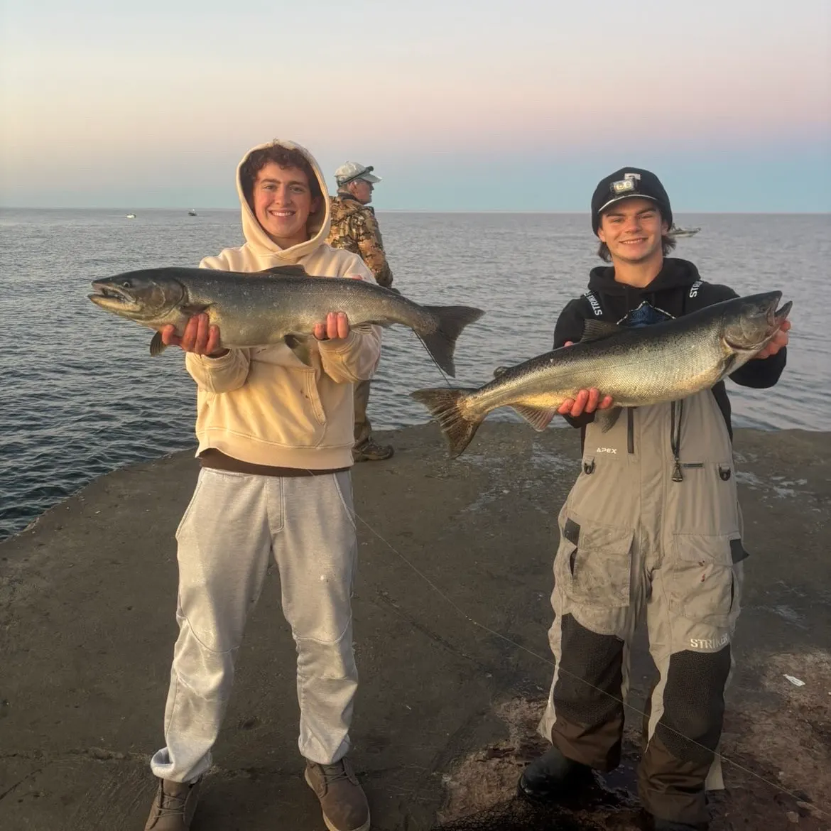 Chinook salmon caught on Fishbrain
