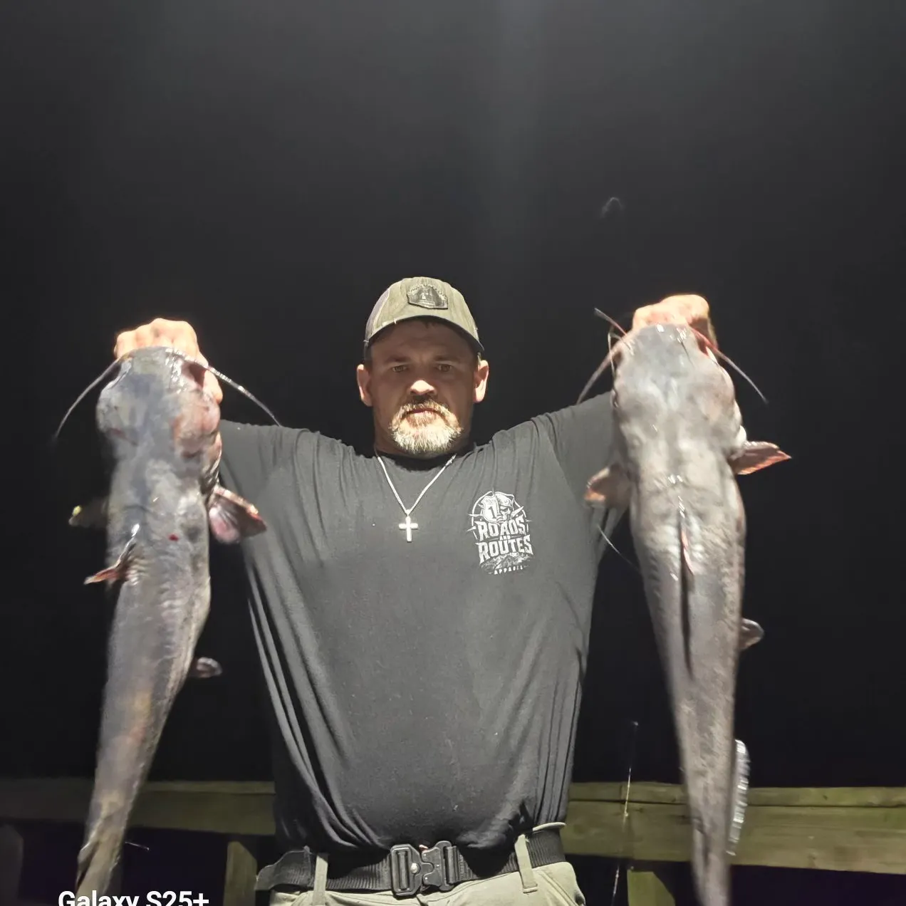 Blue catfish caught on Fishbrain