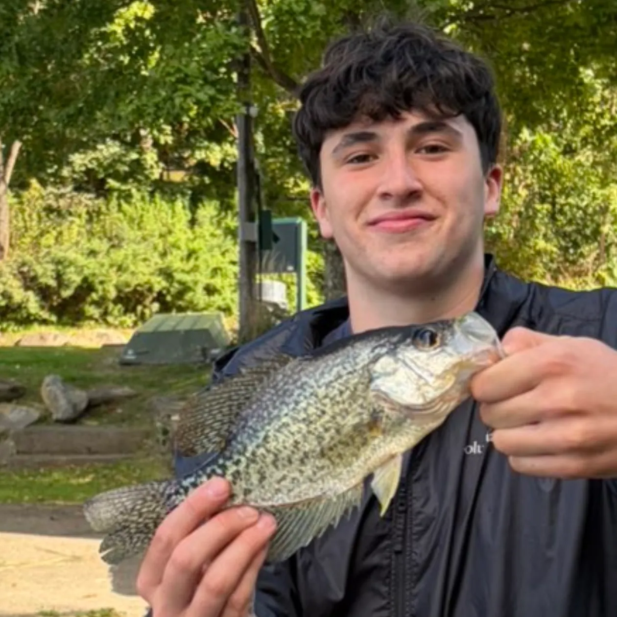 Black crappie caught on Fishbrain