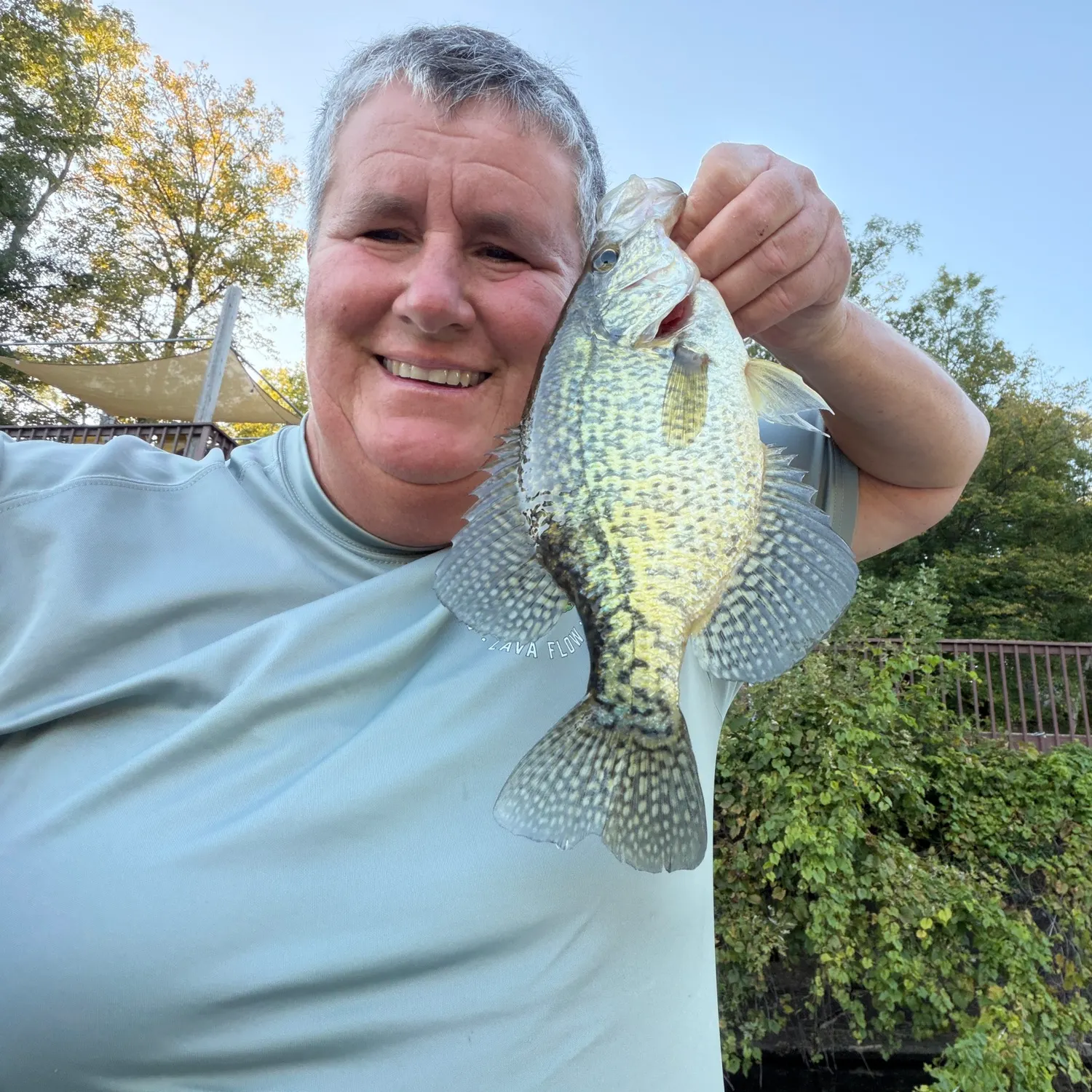 Black crappie caught on Fishbrain