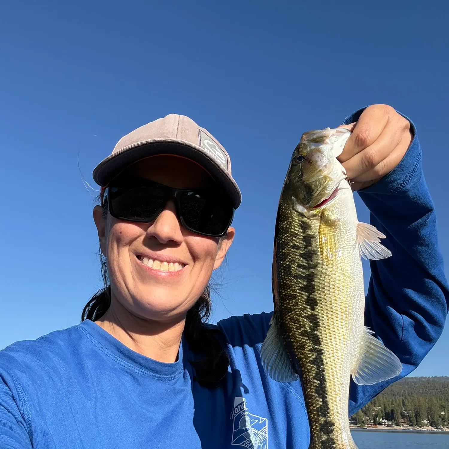 Spotted bass caught on Fishbrain