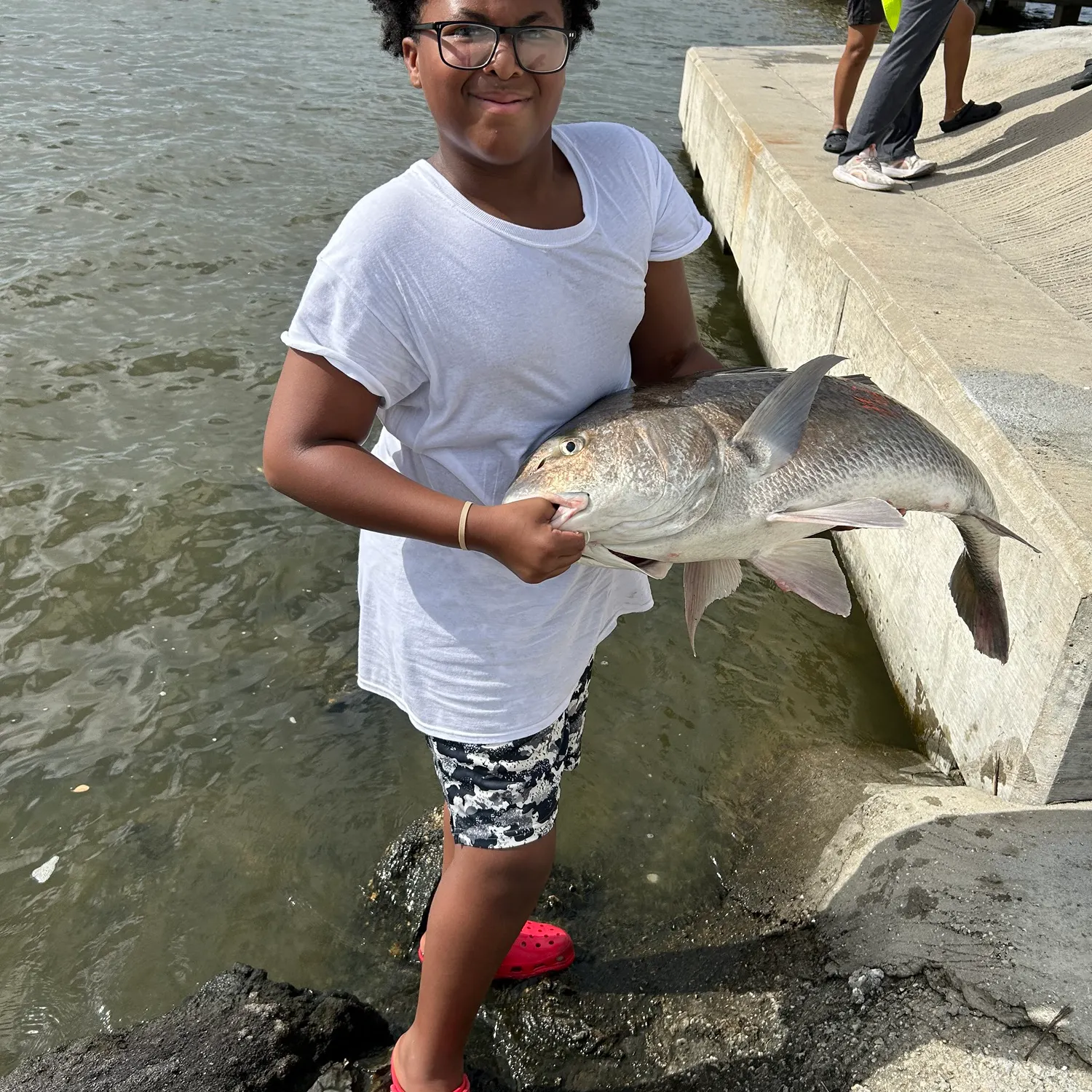 Black drum caught on Fishbrain
