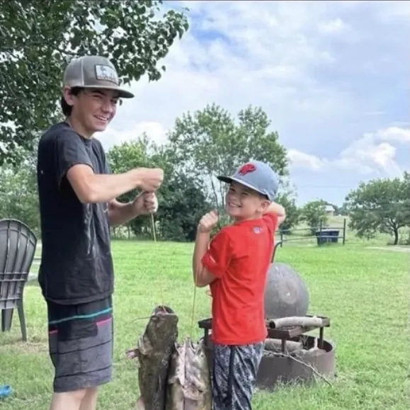 Blue catfish caught on Fishbrain