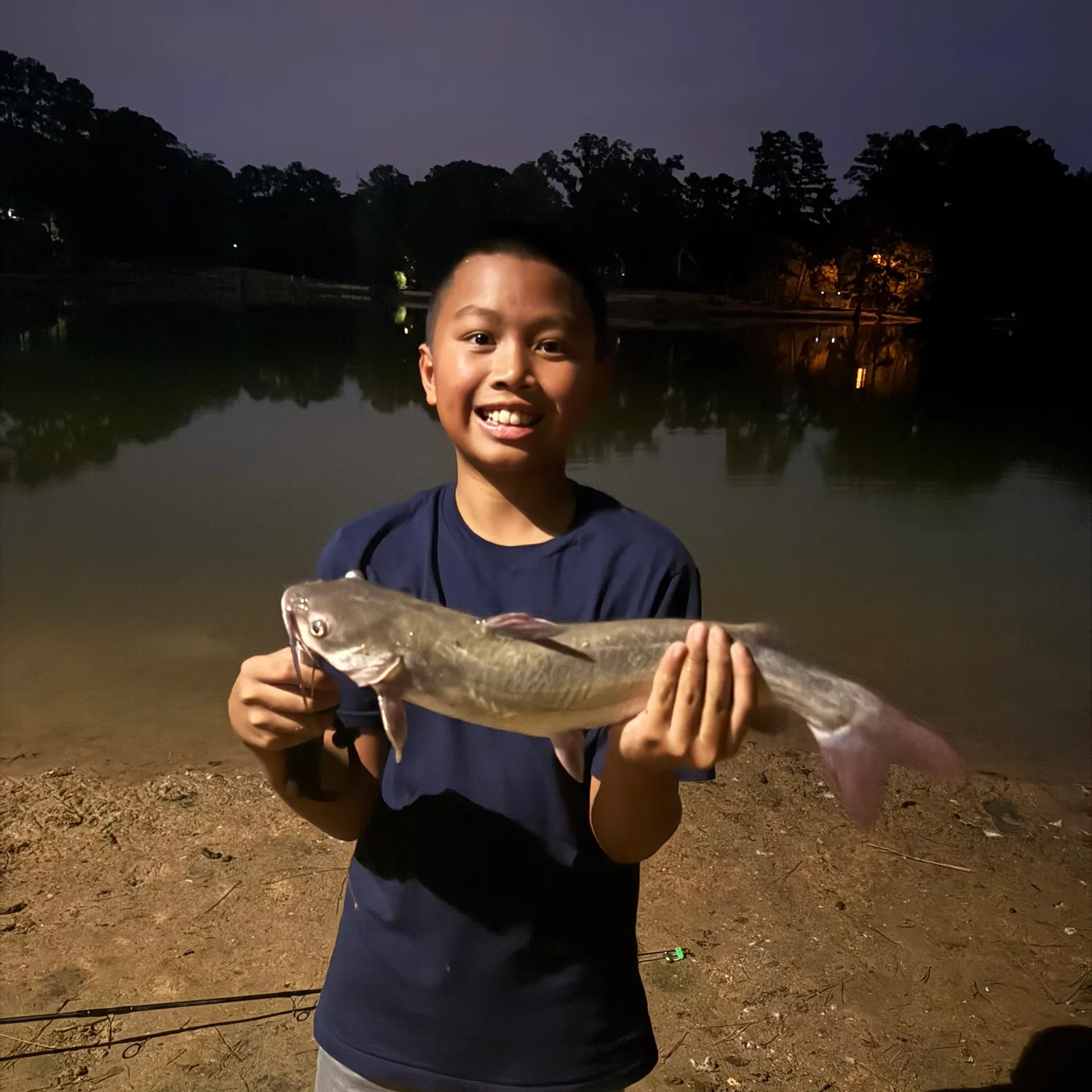 Channel catfish caught on Fishbrain