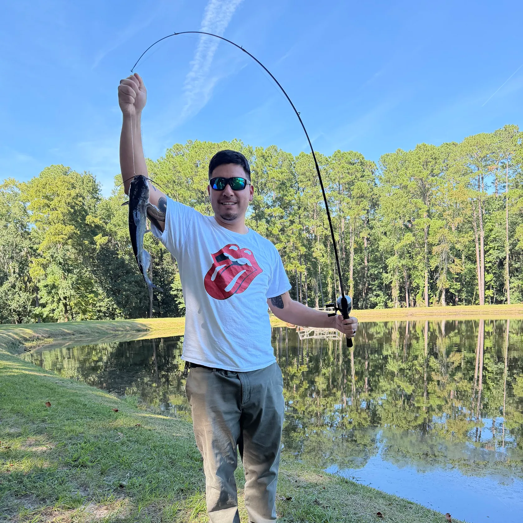 Channel catfish caught on Fishbrain