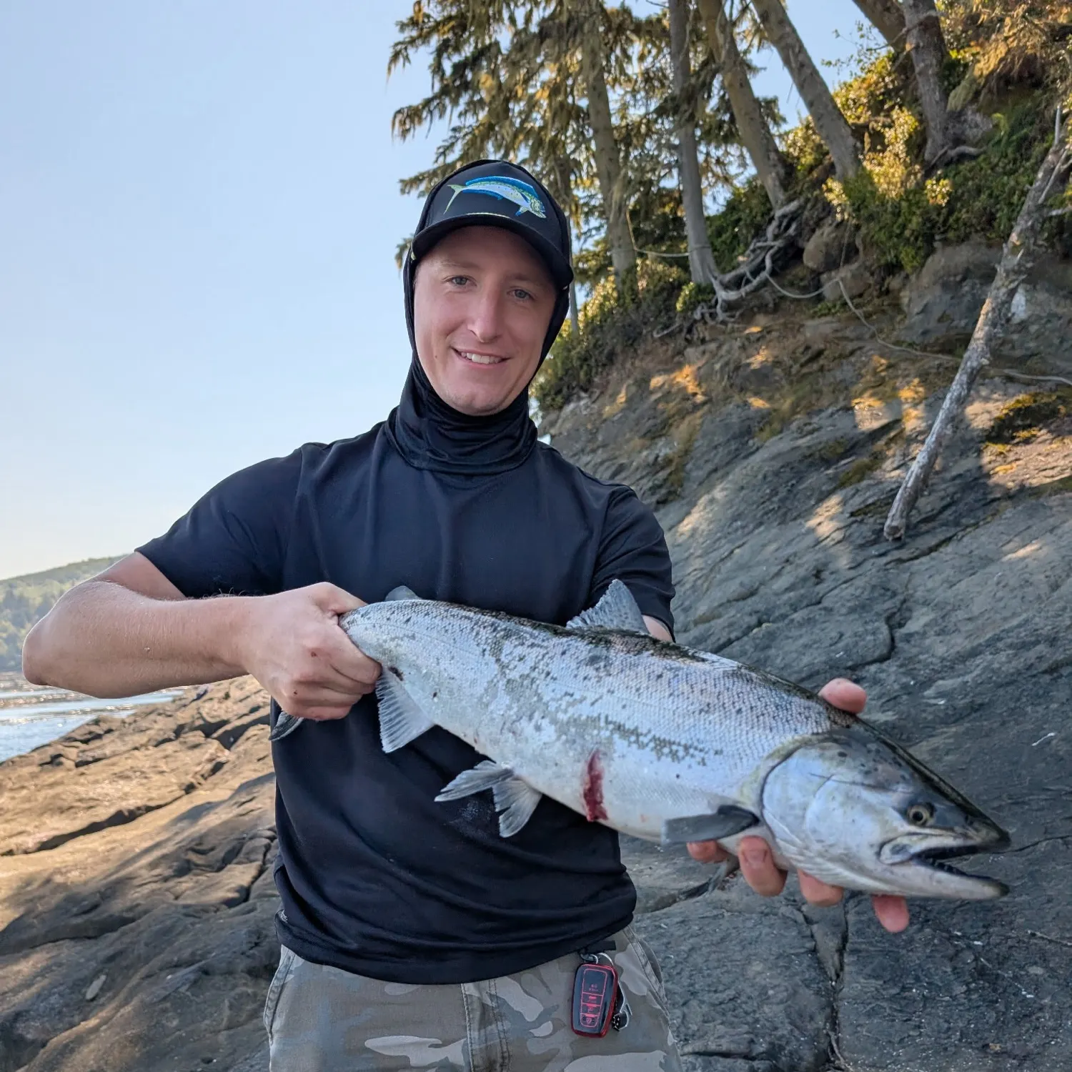 Chinook salmon caught on Fishbrain