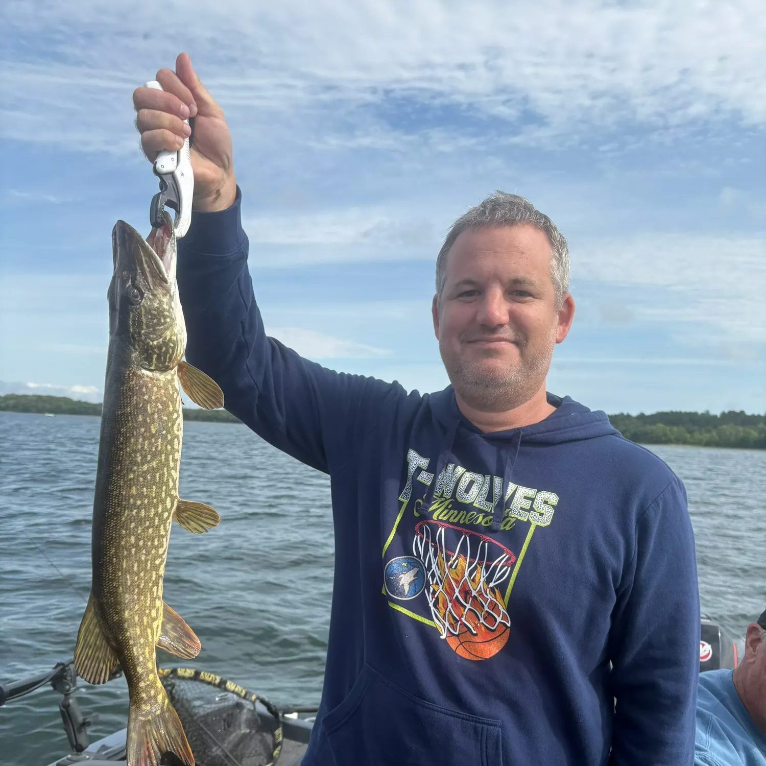 Northern pike caught on Fishbrain