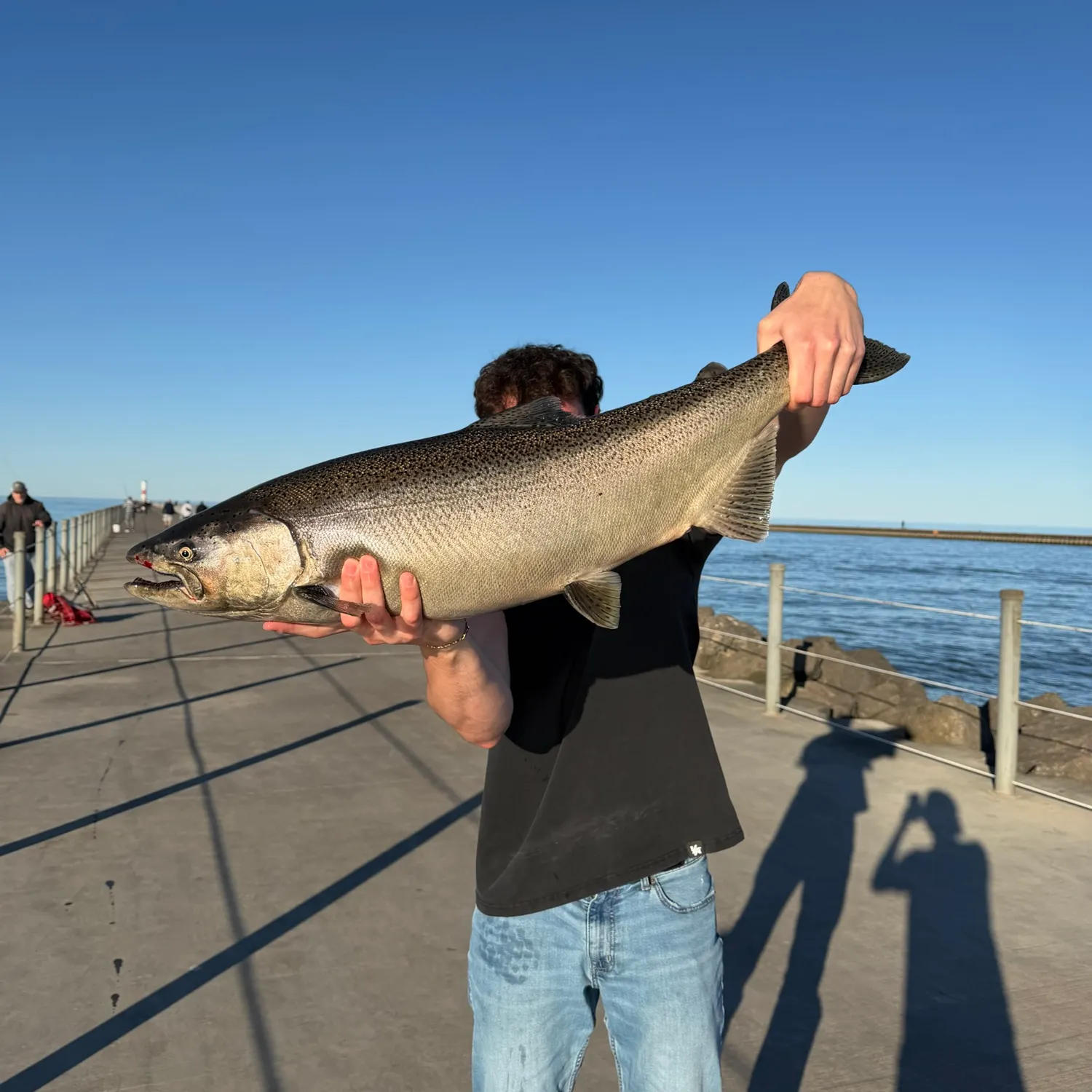 Chinook salmon caught on Fishbrain