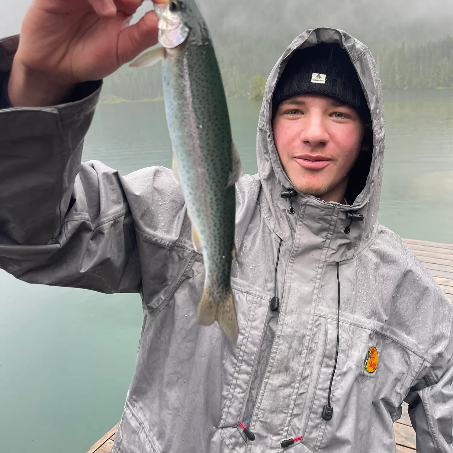 Rainbow trout caught on Fishbrain