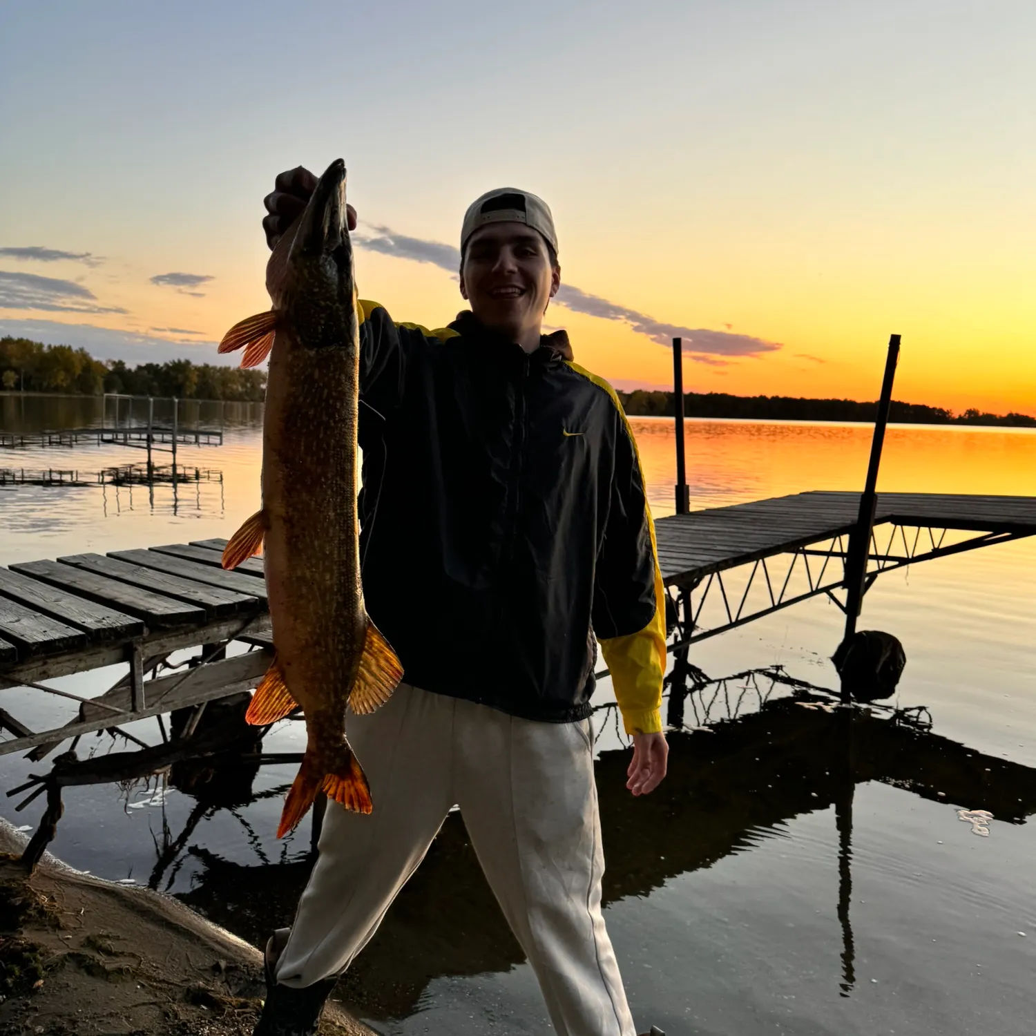 Northern pike caught on Fishbrain