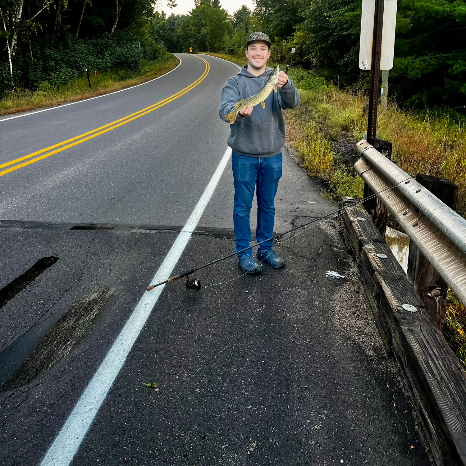 Northern pike caught on Fishbrain
