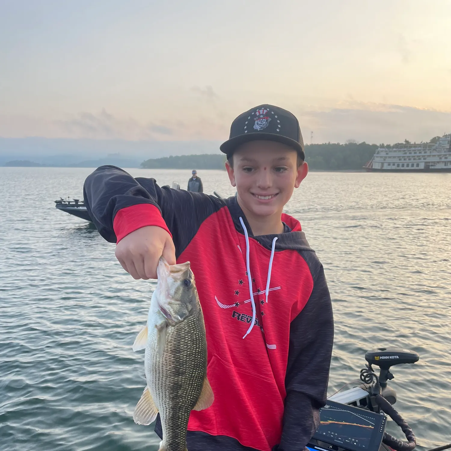 Spotted bass caught on Fishbrain