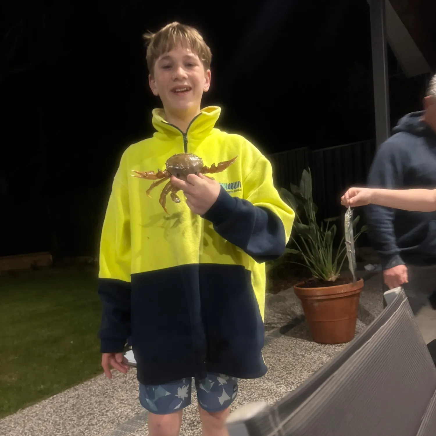 Threespot swimming crab caught on Fishbrain