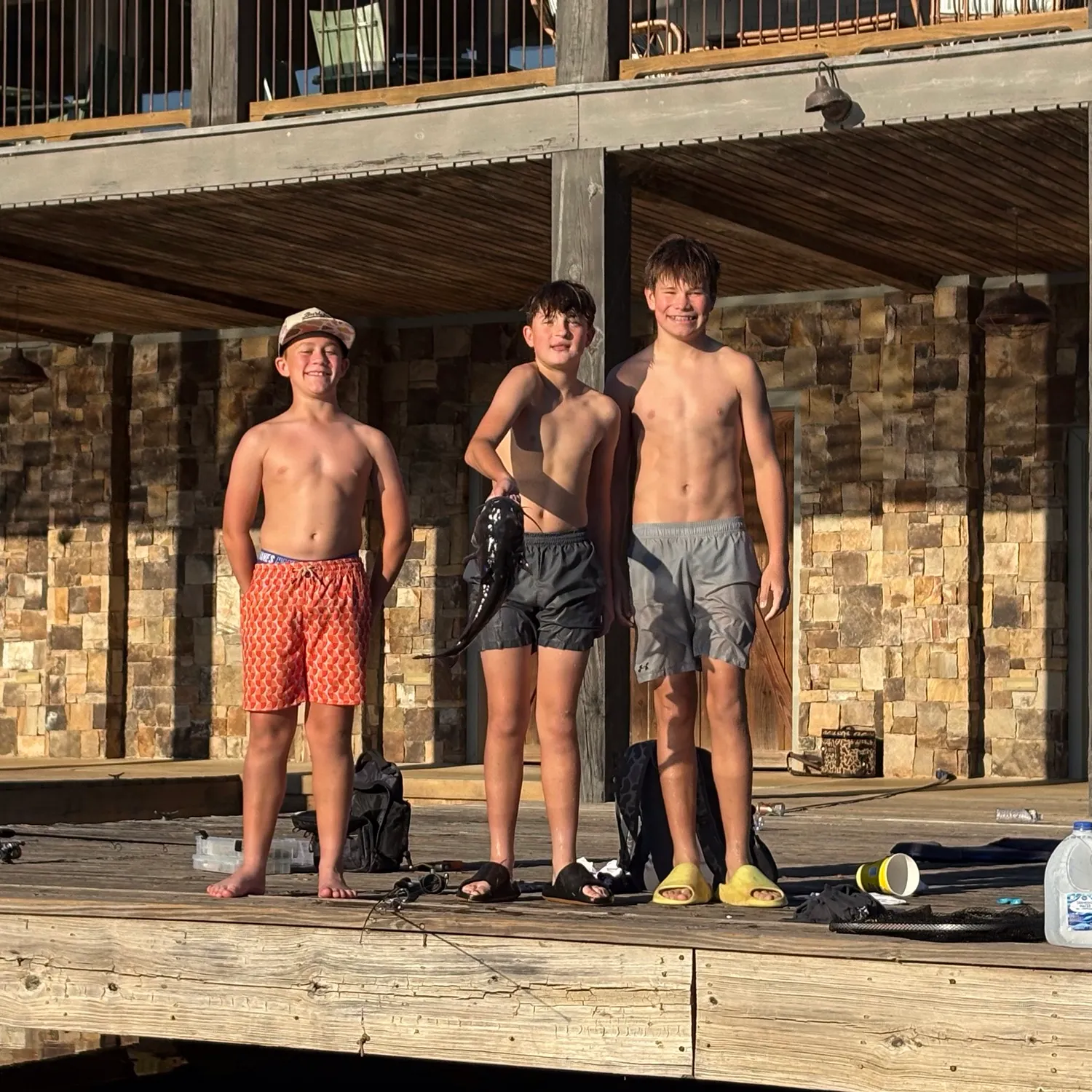 Blue catfish caught on Fishbrain