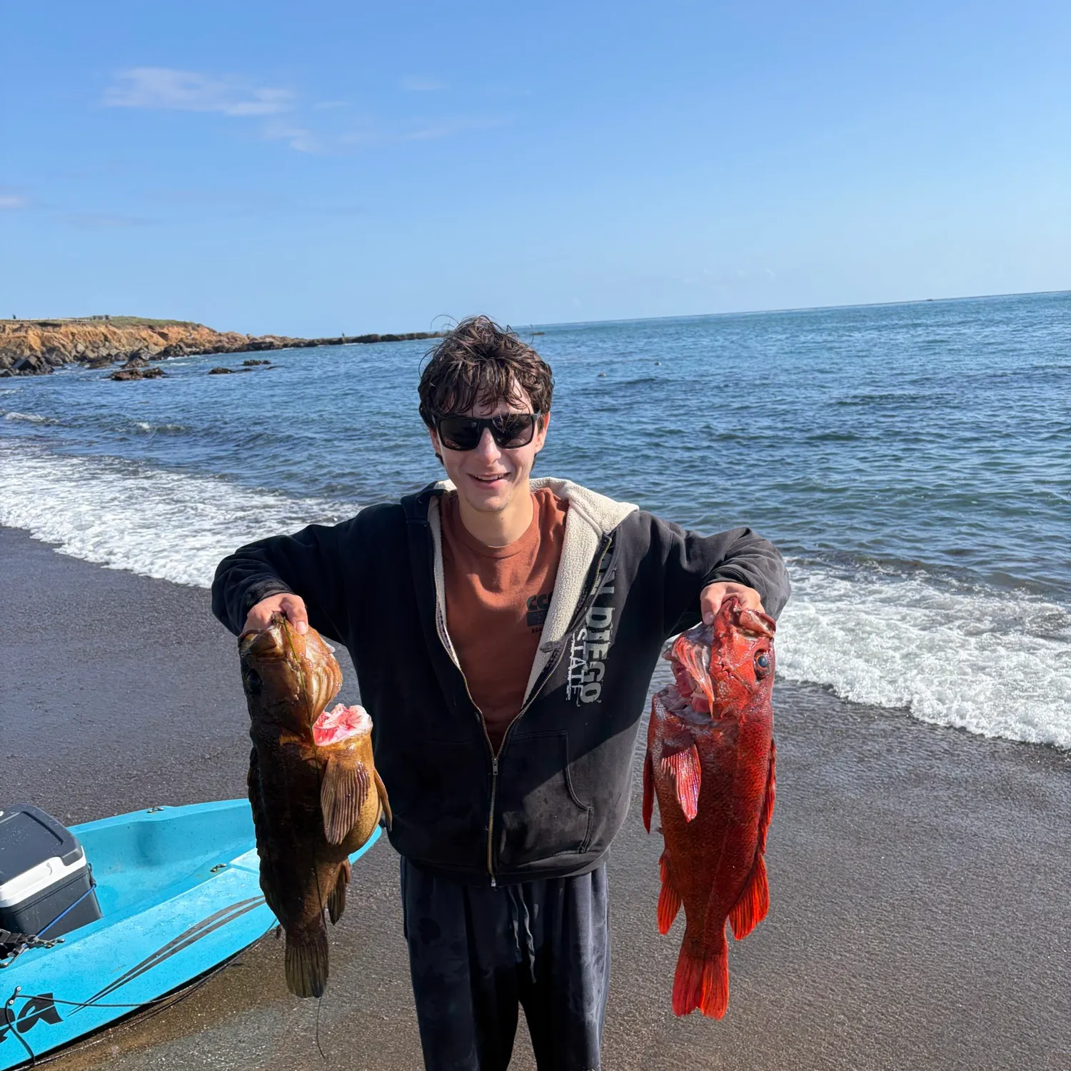 The most recent Vermilion rockfish catches on Fishbrain
