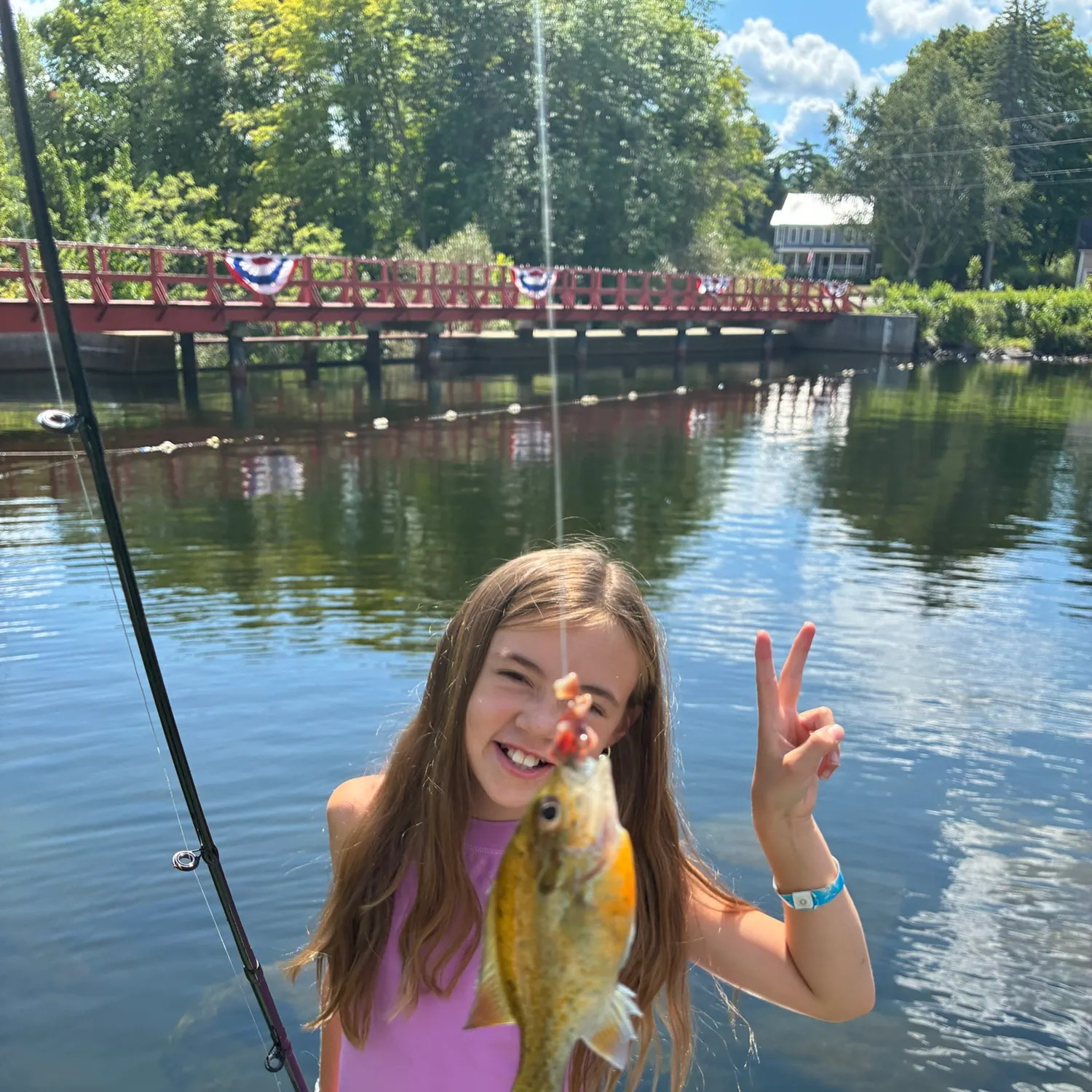 Redbreast sunfish caught on Fishbrain