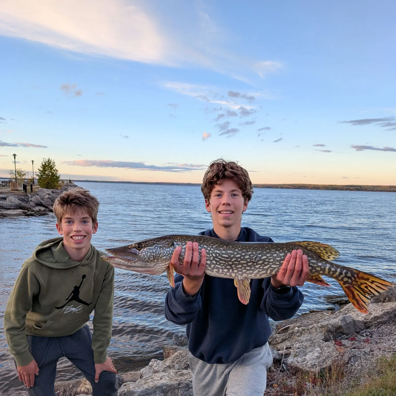 Northern pike caught on Fishbrain