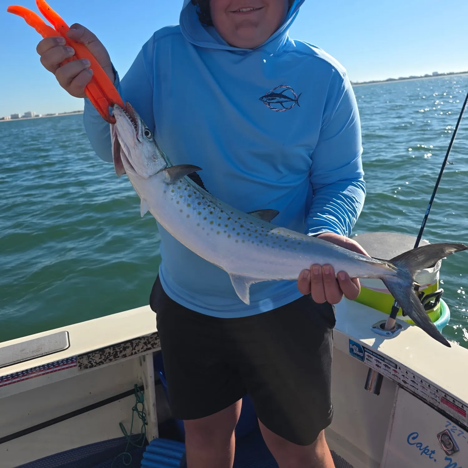 Spanish mackerel caught on Fishbrain