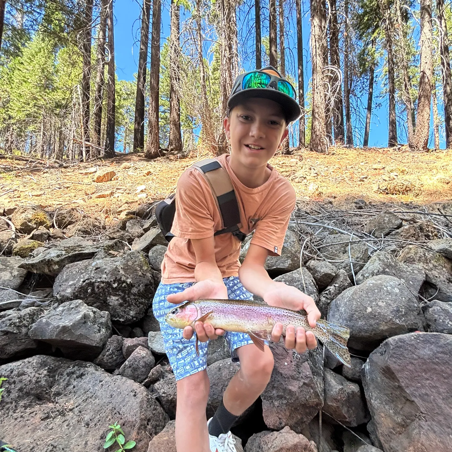 Rainbow trout caught on Fishbrain