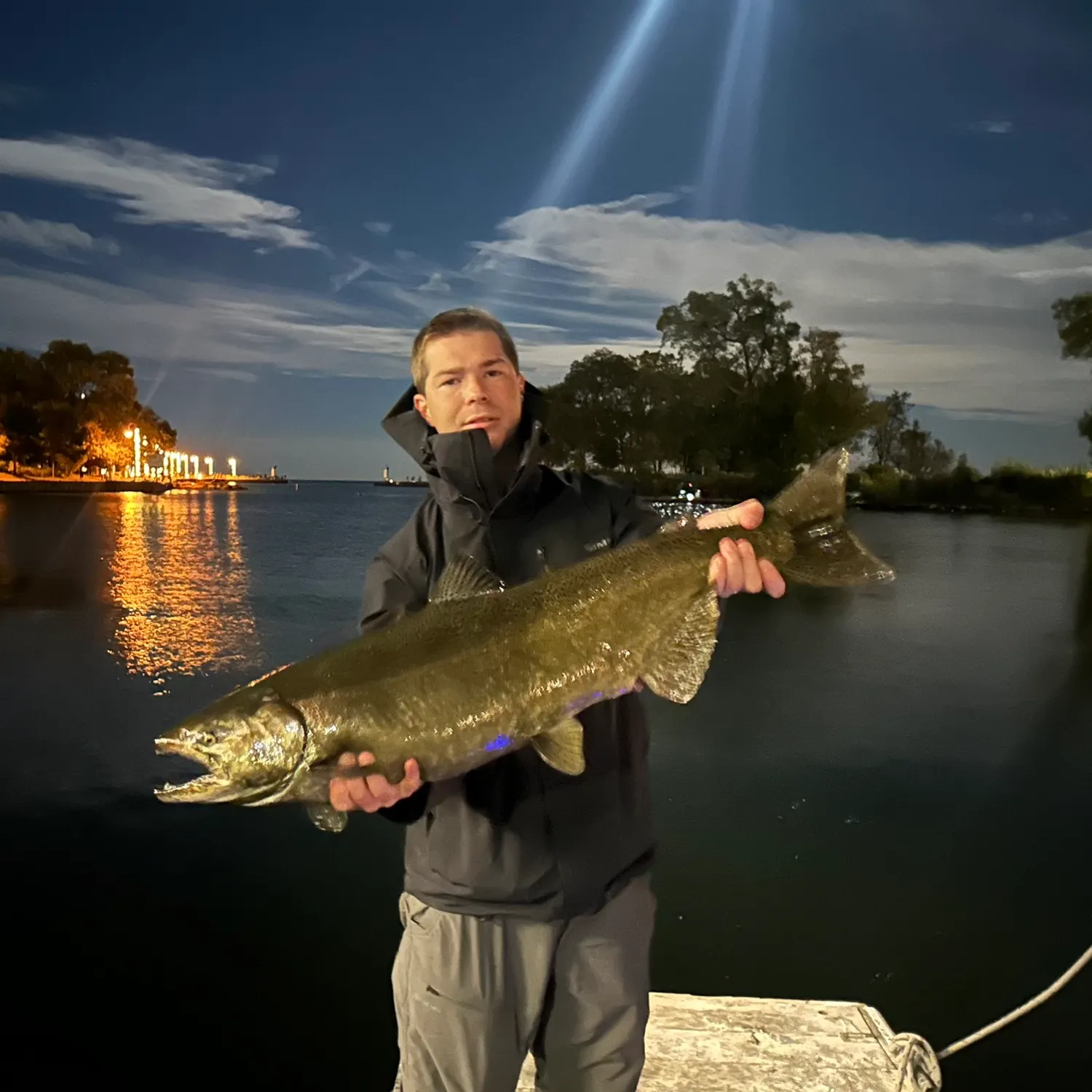 Chinook salmon caught on Fishbrain