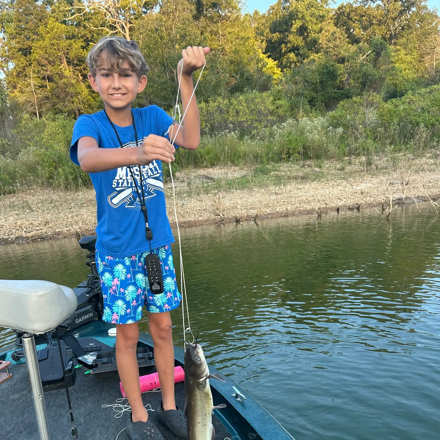 Channel catfish caught on Fishbrain