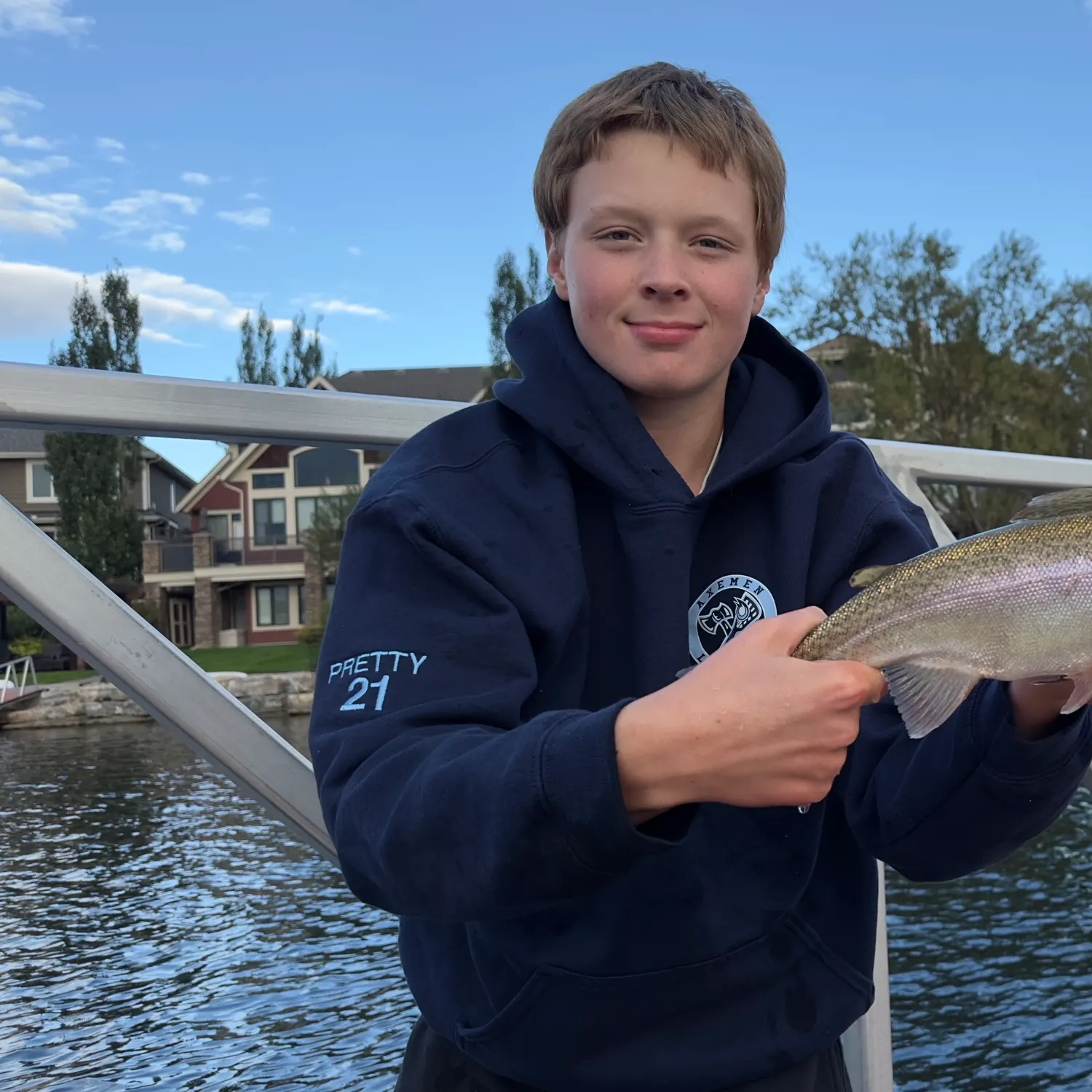 Rainbow trout caught on Fishbrain