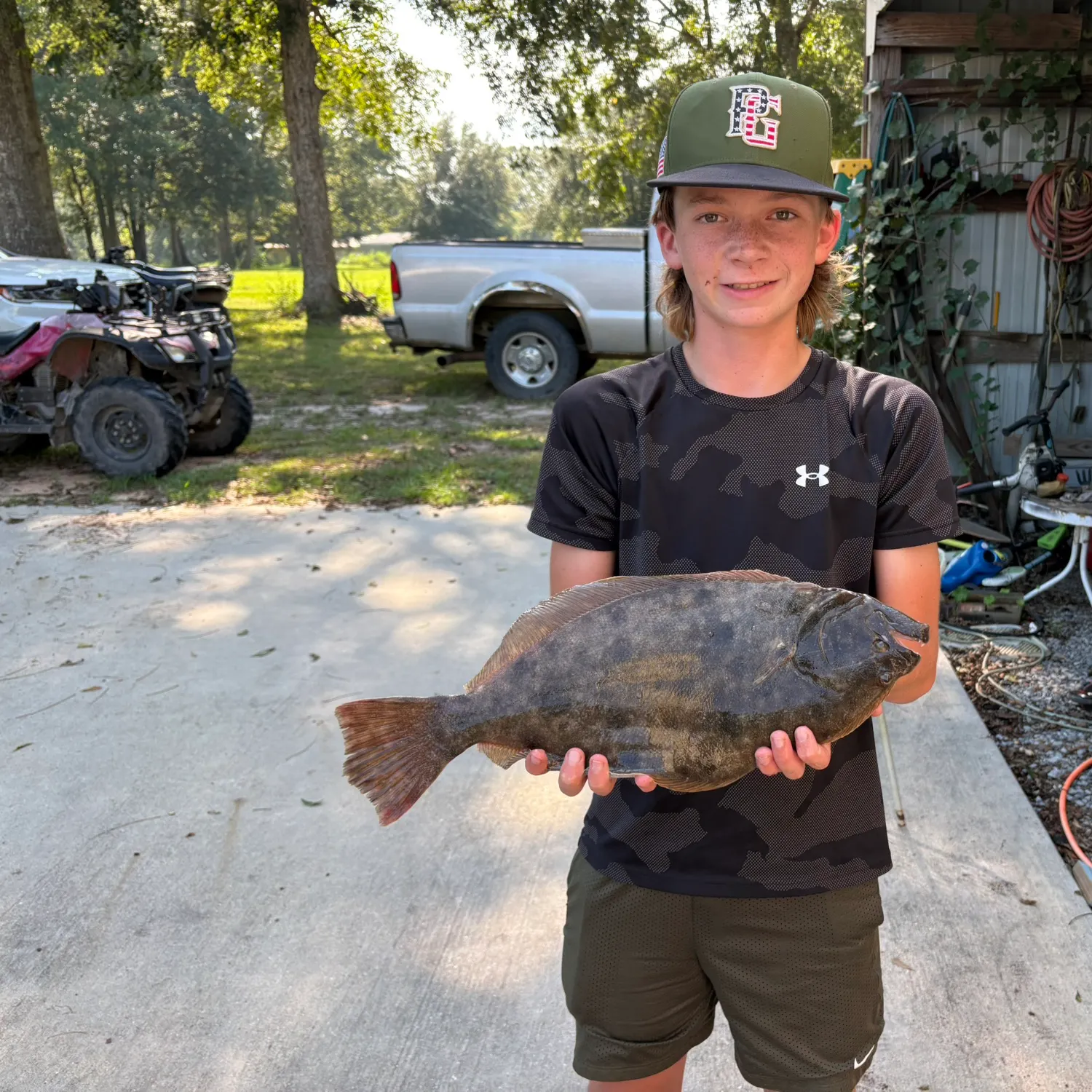 Southern flounder caught on Fishbrain