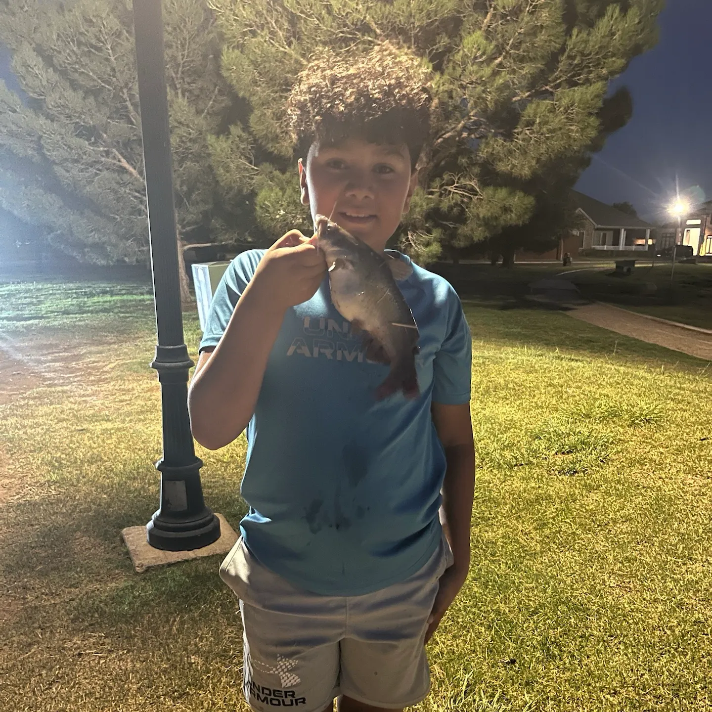 Blue catfish caught on Fishbrain