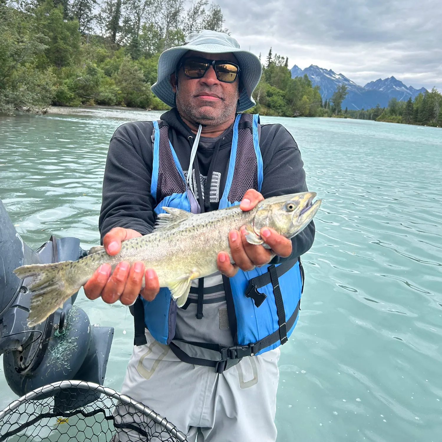 Chinook salmon caught on Fishbrain
