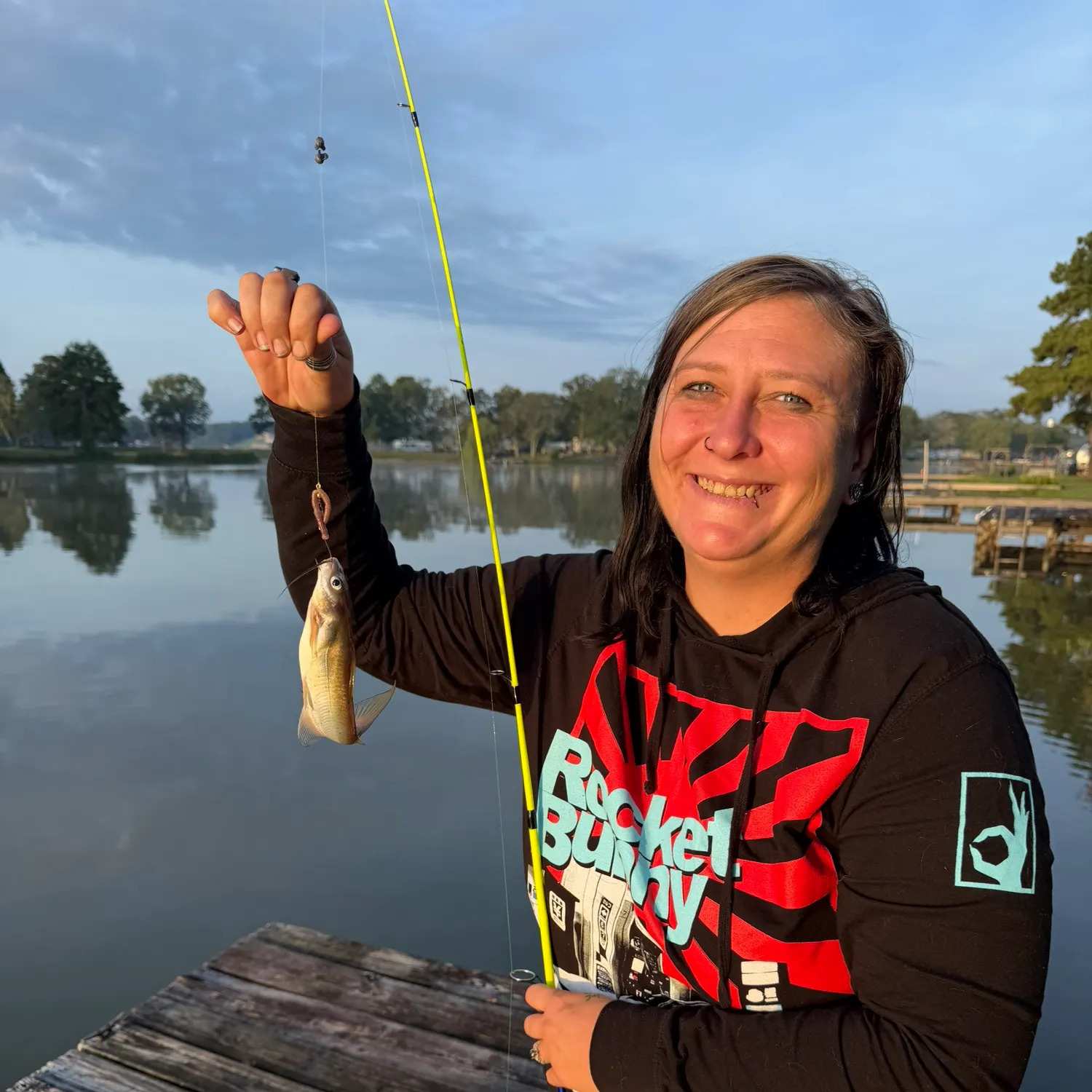 Blue catfish caught on Fishbrain