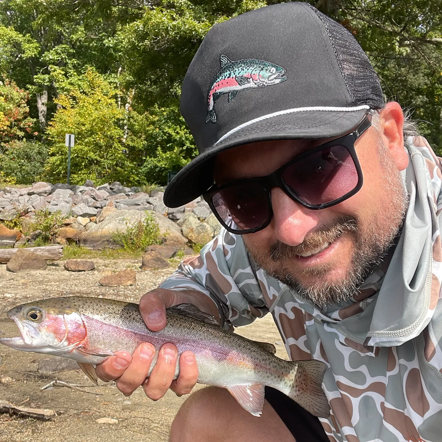 Rainbow trout caught on Fishbrain