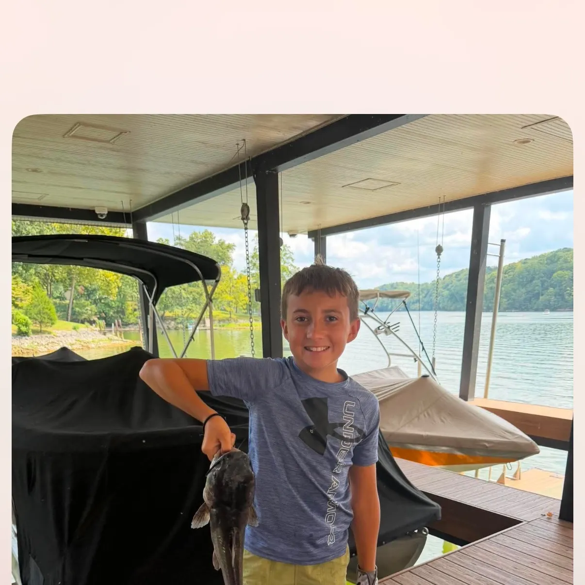 Channel catfish caught on Fishbrain