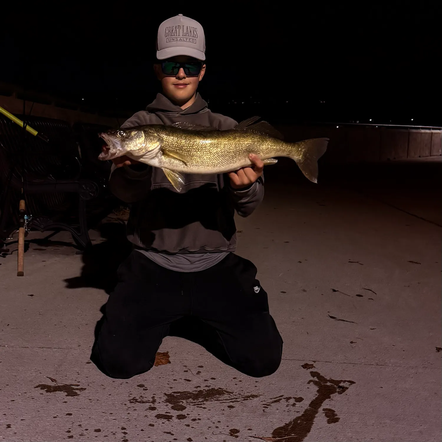 Walleye caught on Fishbrain