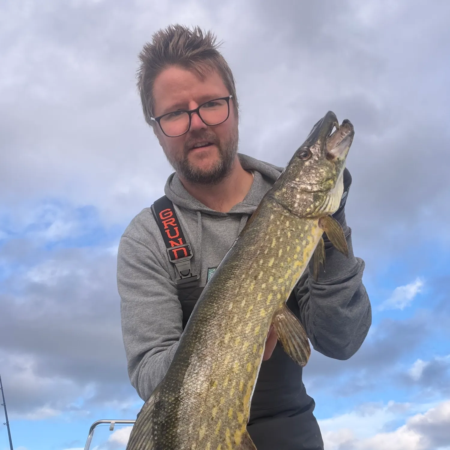 Northern pike caught on Fishbrain