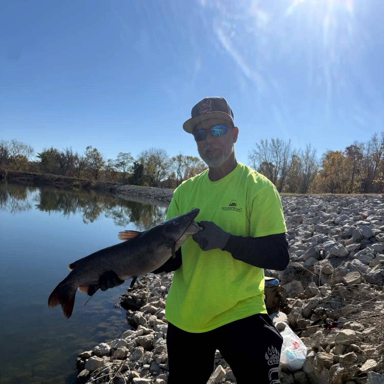 Channel catfish caught on Fishbrain