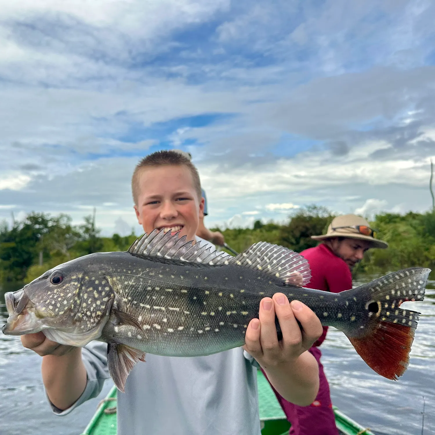 Speckled peacock bass caught on Fishbrain