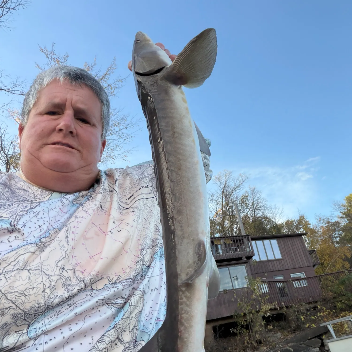 Lake sturgeon caught on Fishbrain