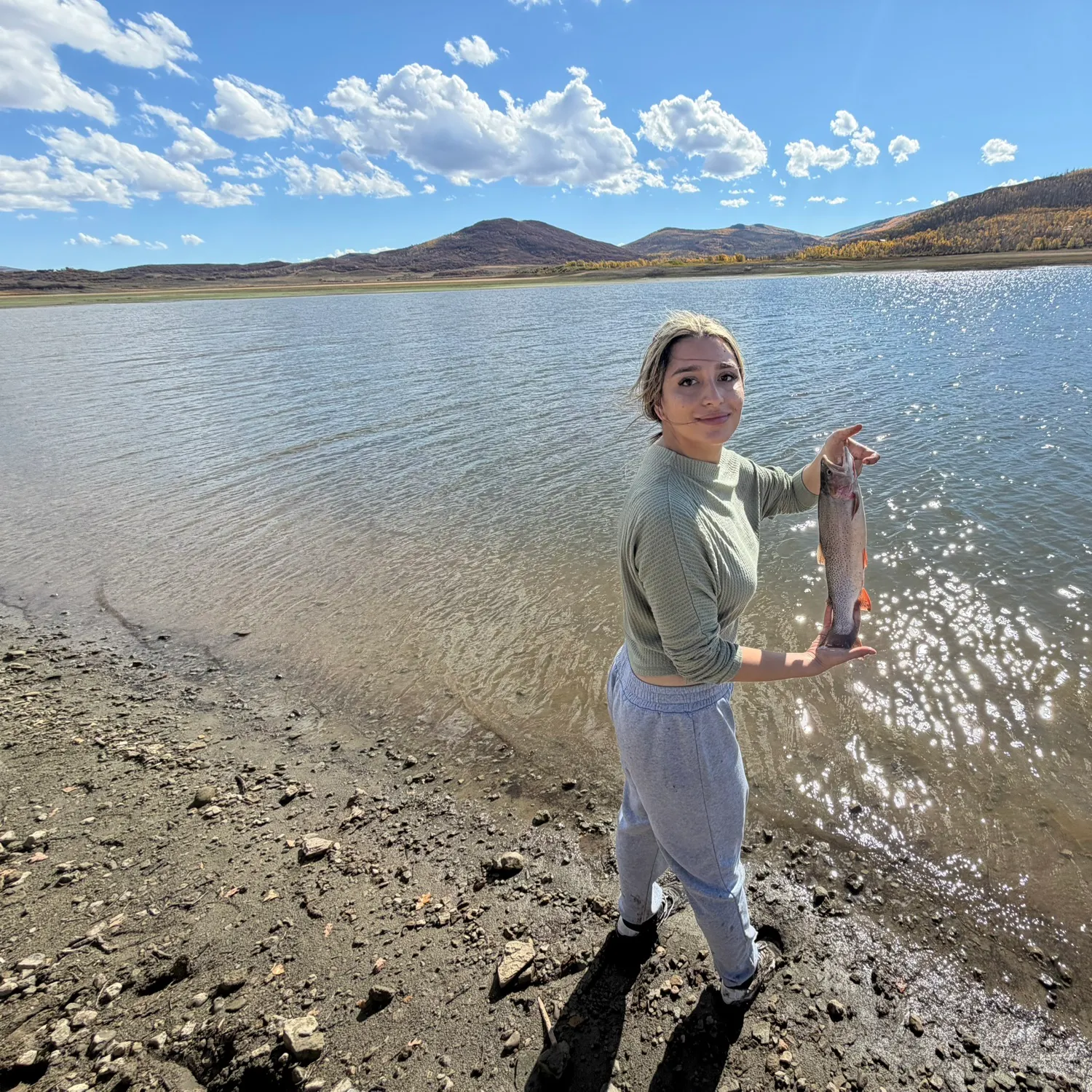 Rainbow trout caught on Fishbrain