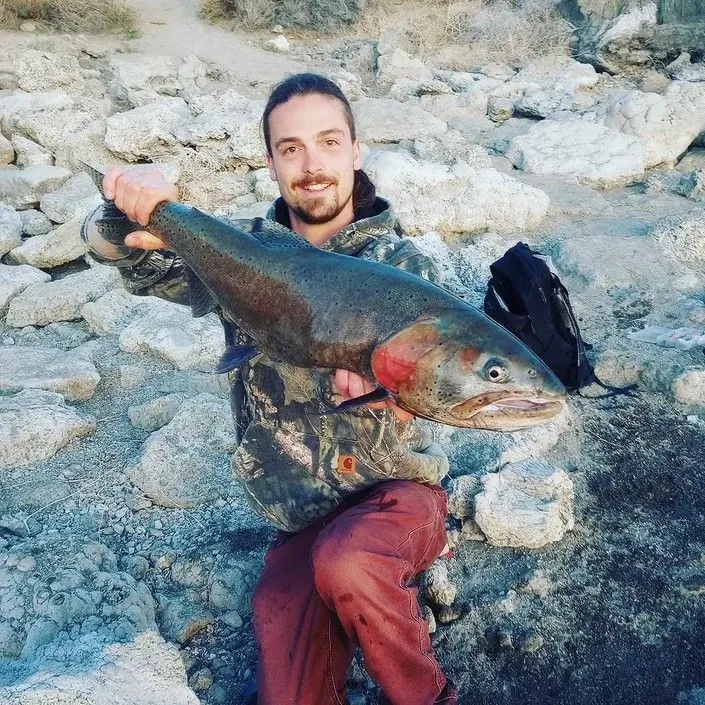 Cutthroat trout caught on Fishbrain