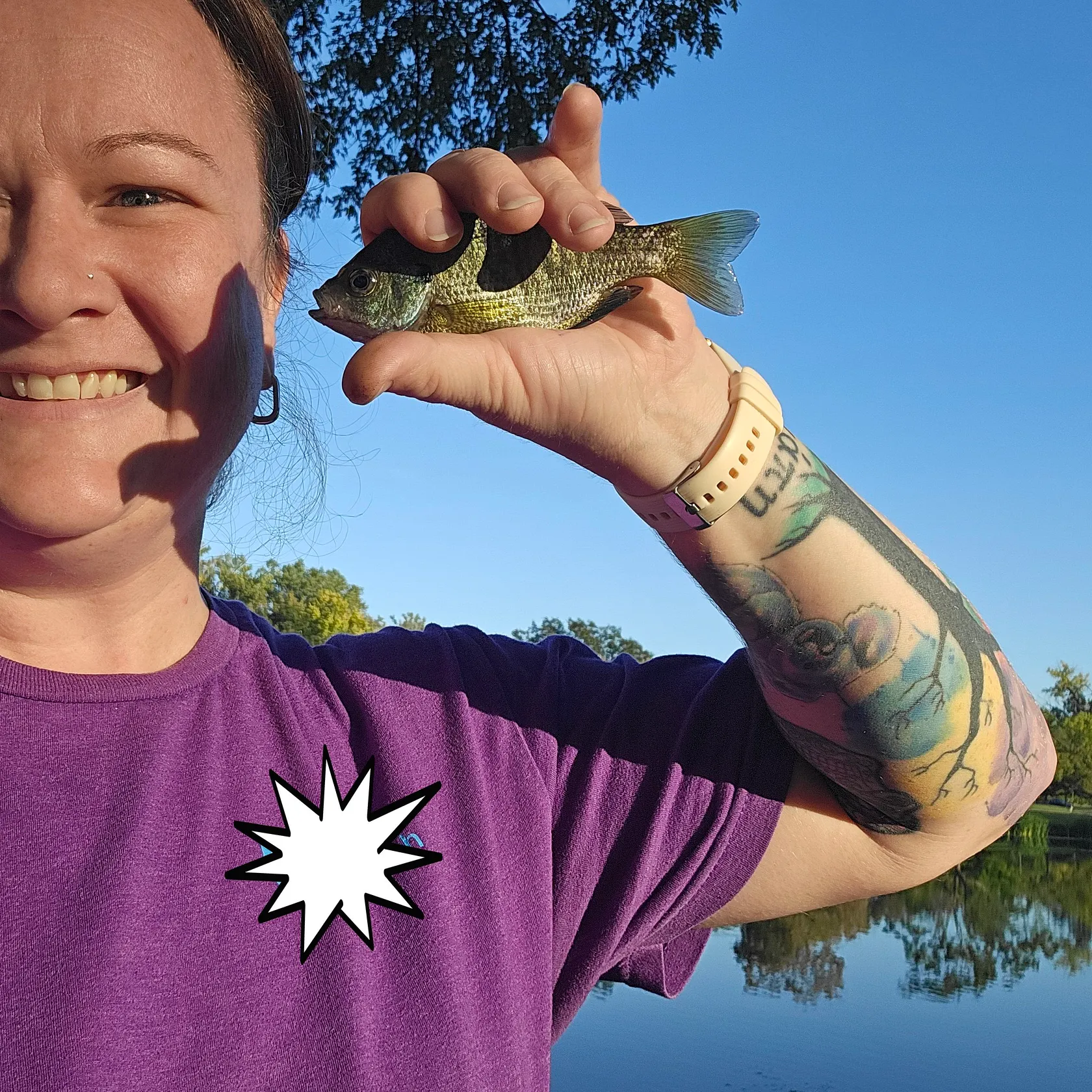 Bluegill caught on Fishbrain