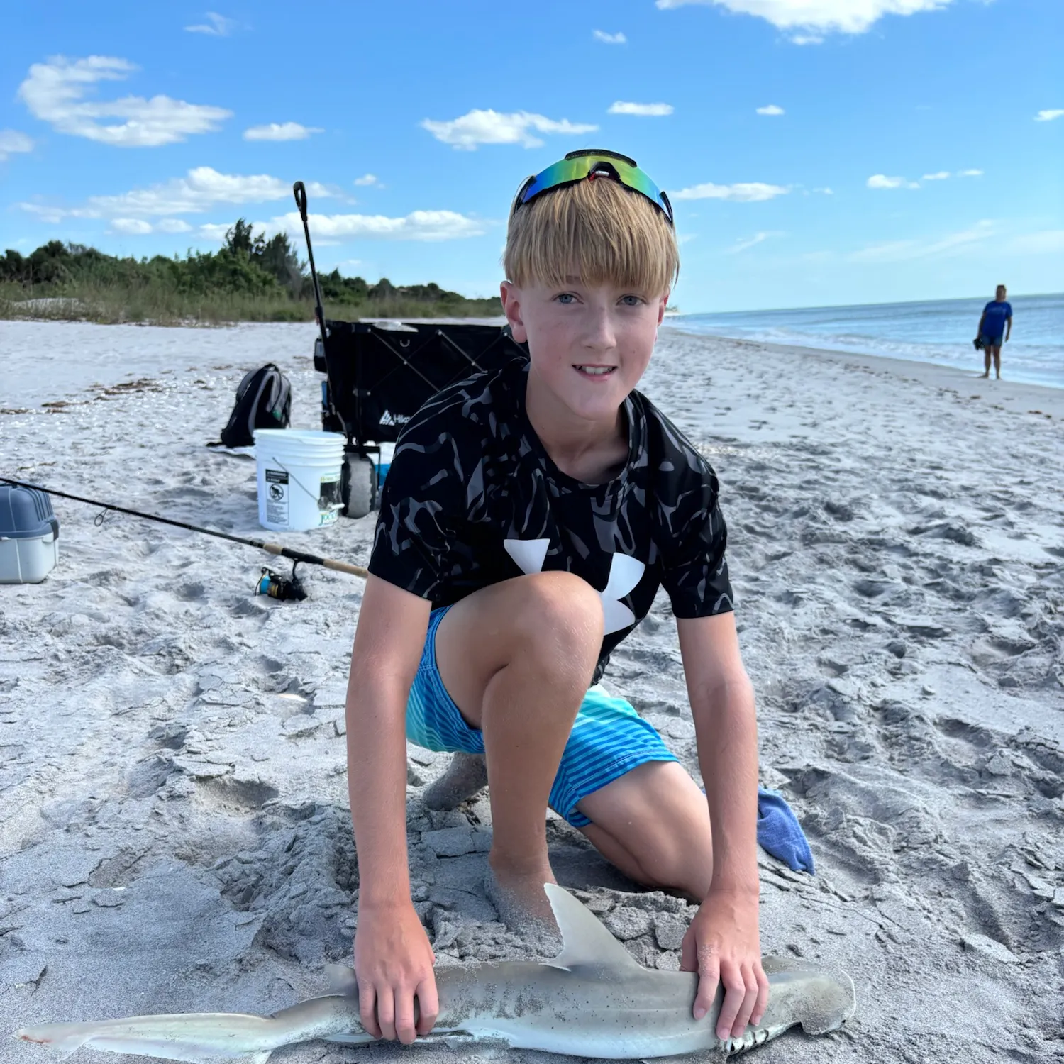 Bonnethead shark caught on Fishbrain