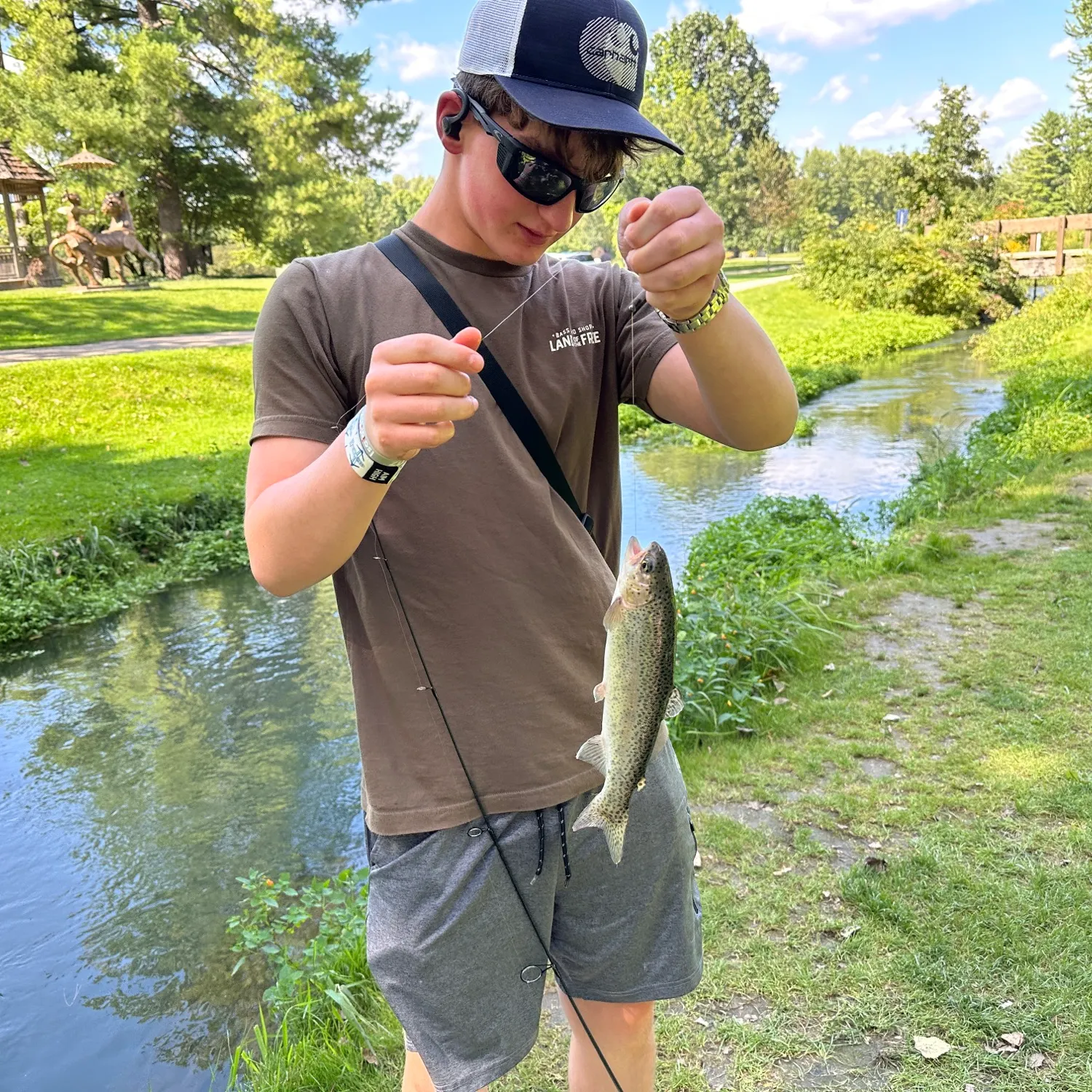 Rainbow trout caught on Fishbrain