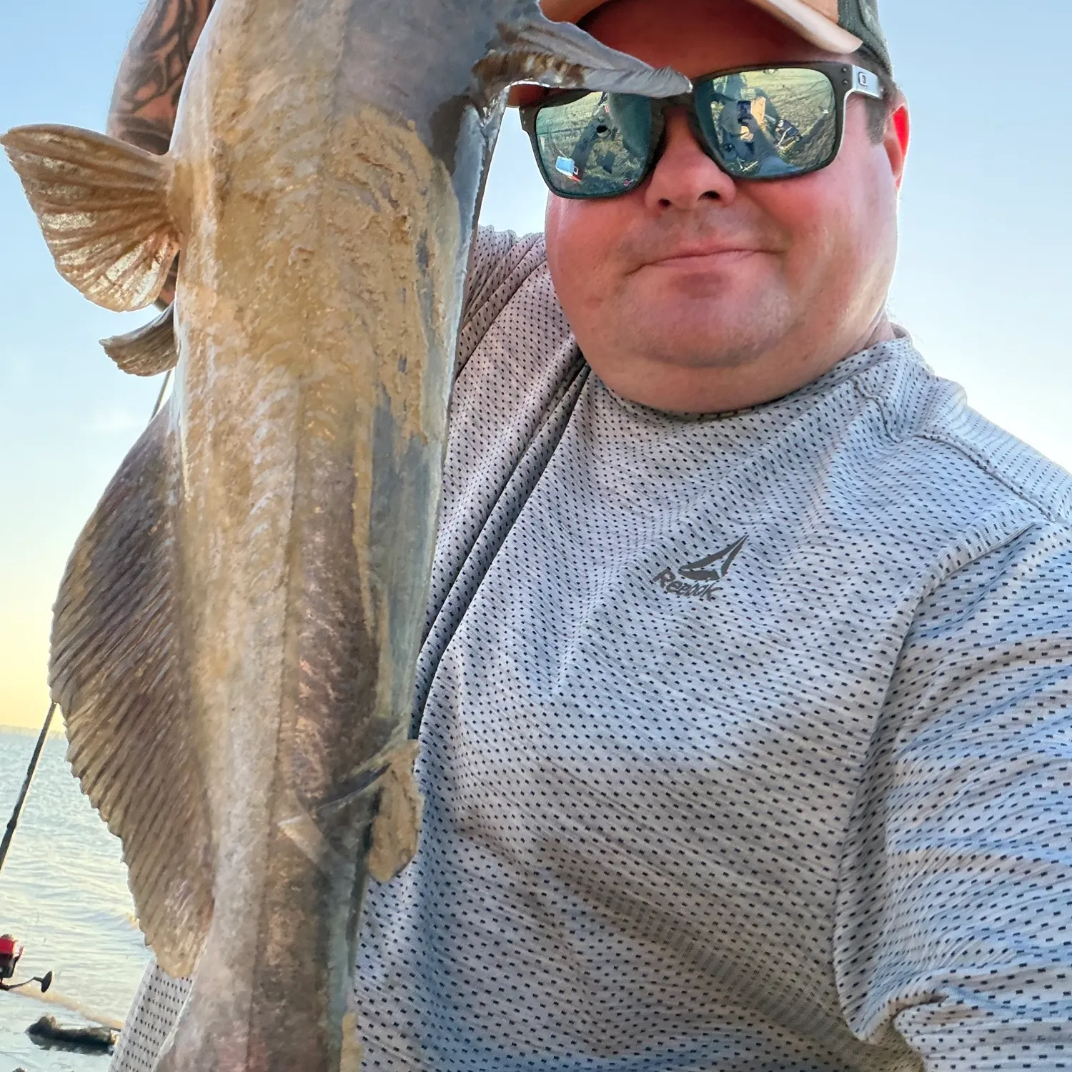 Blue catfish caught on Fishbrain