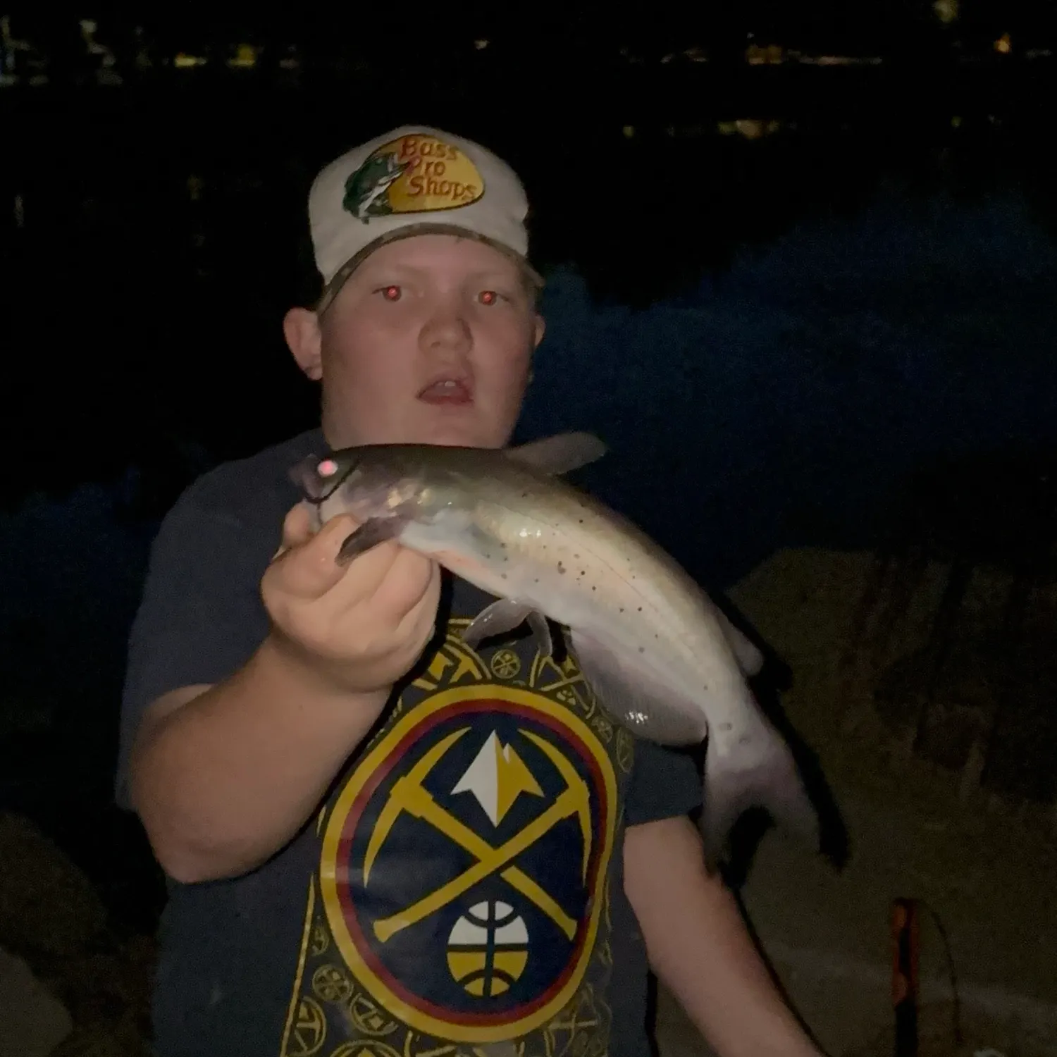 Channel catfish caught on Fishbrain