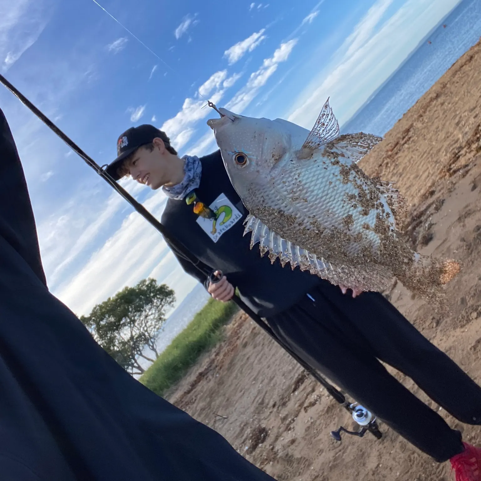 The most recent Spangled emperor catches on Fishbrain