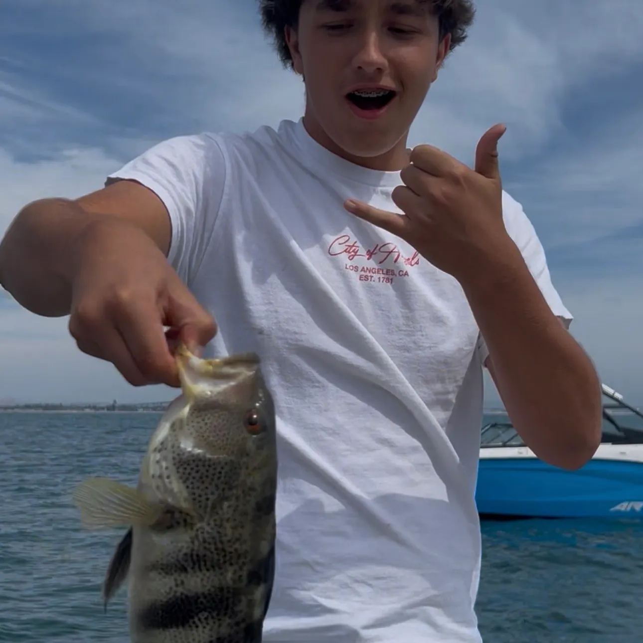 Spotted bass caught on Fishbrain