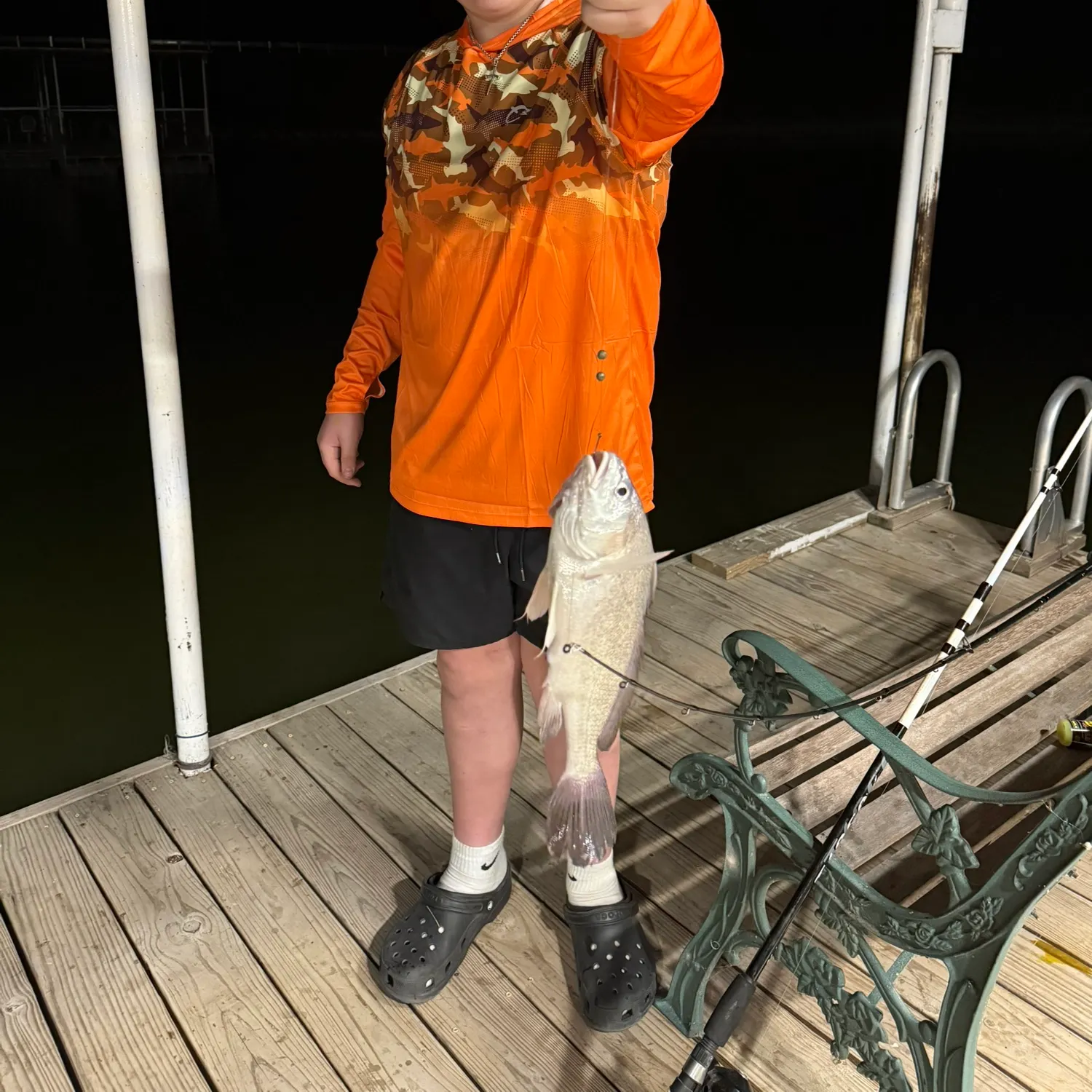 Freshwater drum caught on Fishbrain