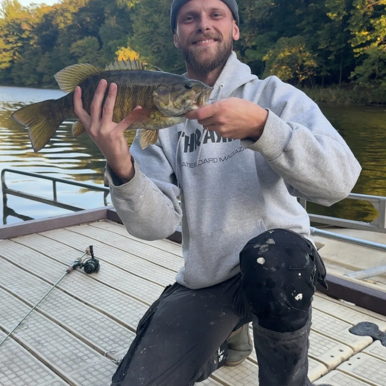Smallmouth bass caught on Fishbrain