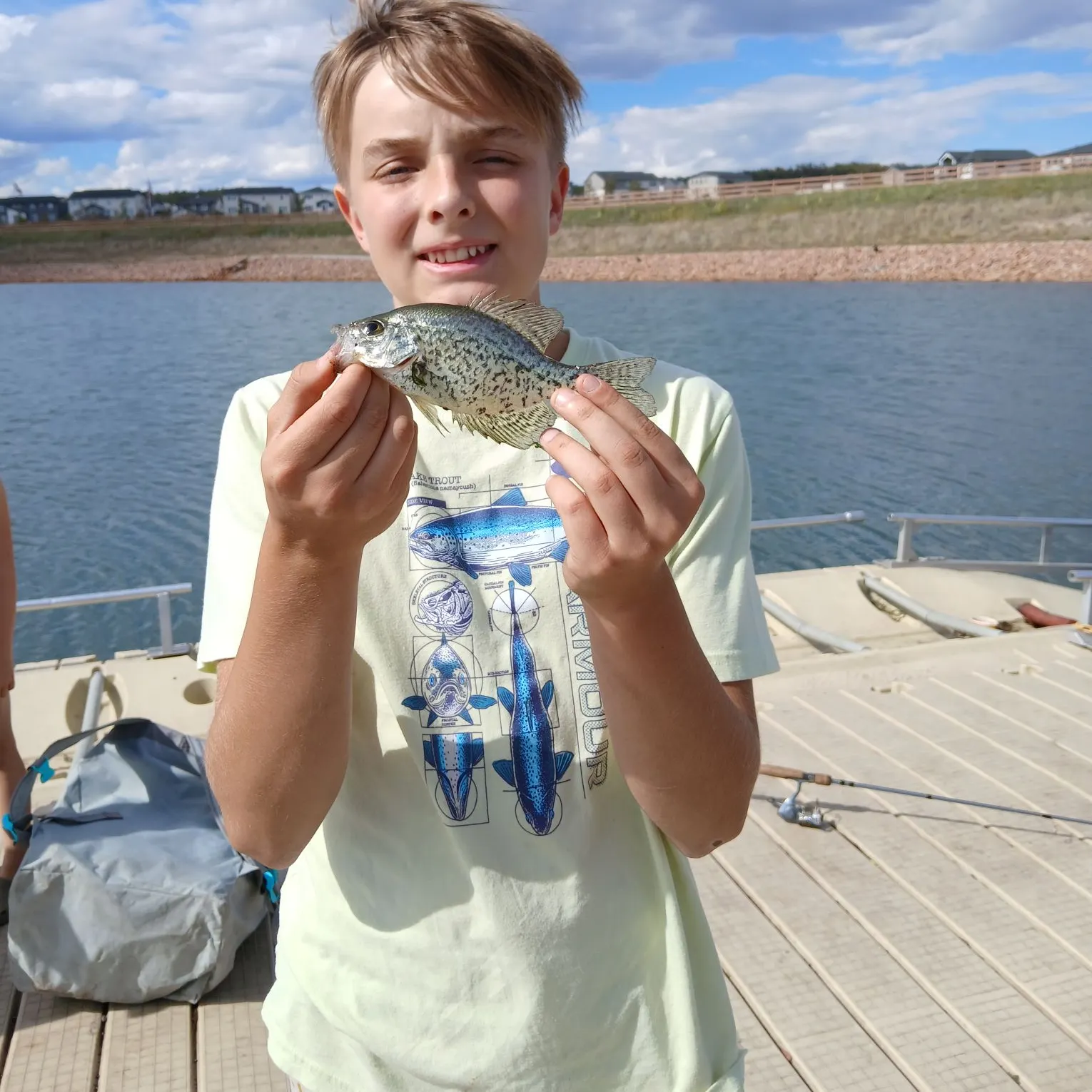 Black crappie caught on Fishbrain