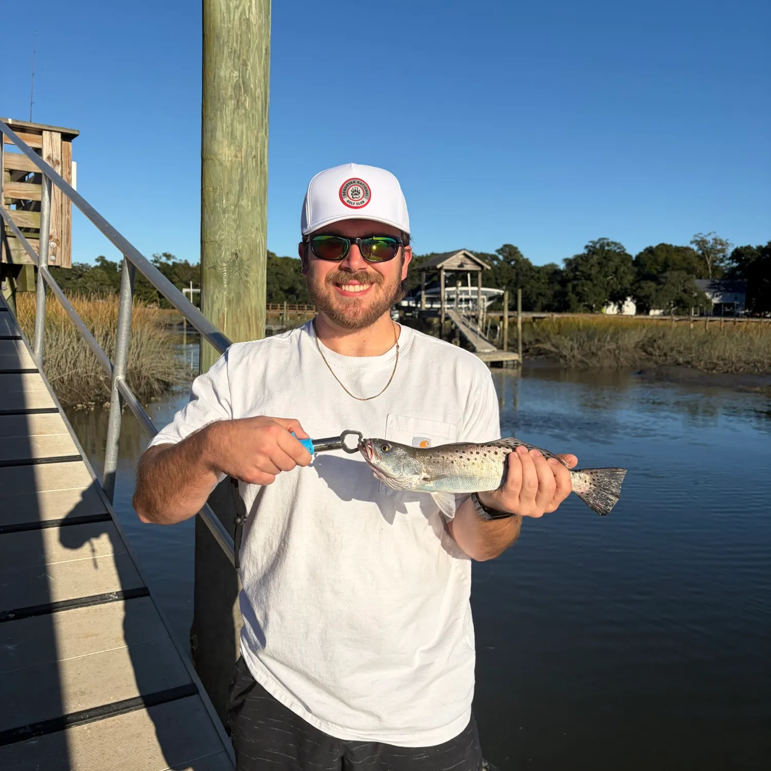 Spotted seatrout caught on Fishbrain